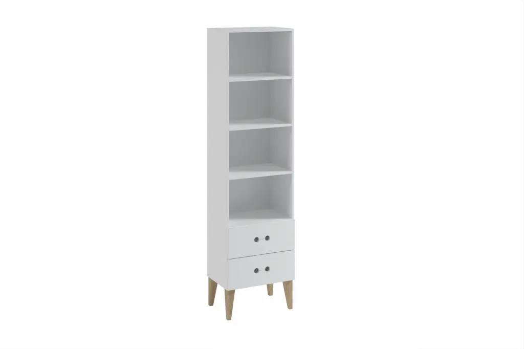 Regał z szufladami CUBE 50x190 biały Regał z szufladami CUBE 50x190 biały