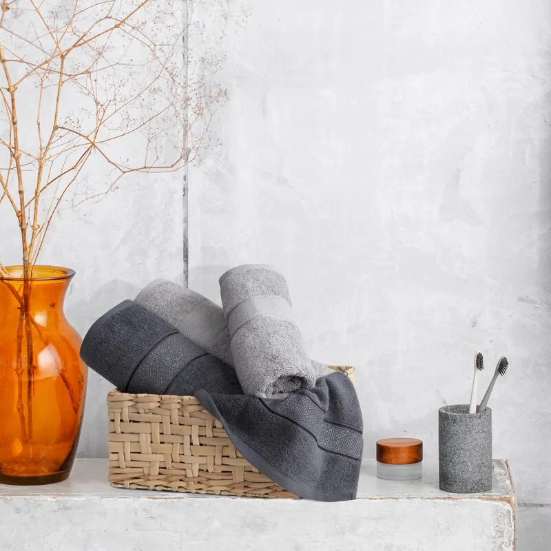 RĘCZNIK LIANA (05) 30 X 50 CM GRAFITOWY - EU_427789