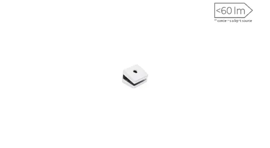 Oświetlenie 1-pkt.do półek 15,18,22mm CHISBURY 26x11x5cm - IZLED4222P01-WN01