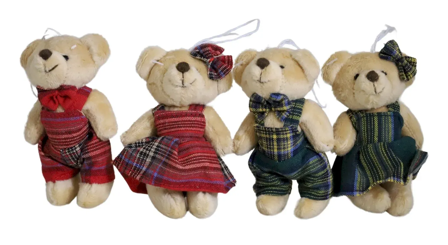 Breloczek MIŚ BRĄZOWY 4 sztuki wielokolorowe Breloczek MIŚ BRĄZOWY 4 sztuki wielokolorowe