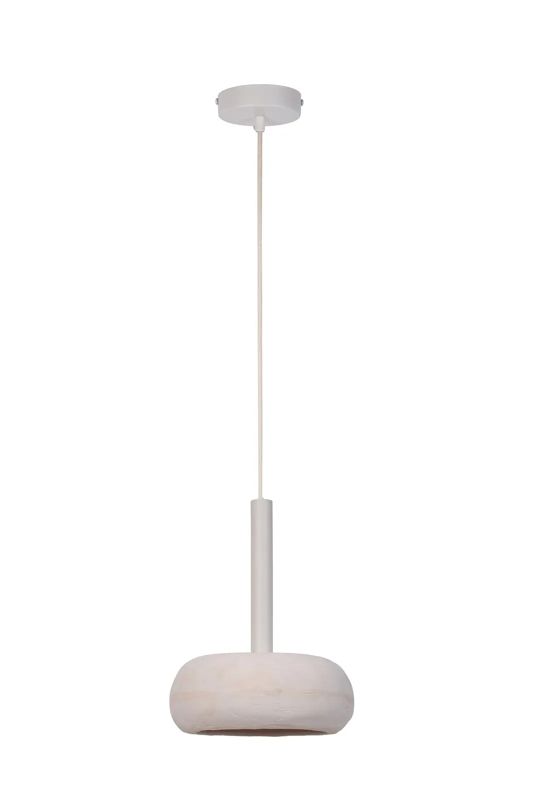 Lampa wisząca OTTO S 1 ceramiczny klosz beżowa Lampa