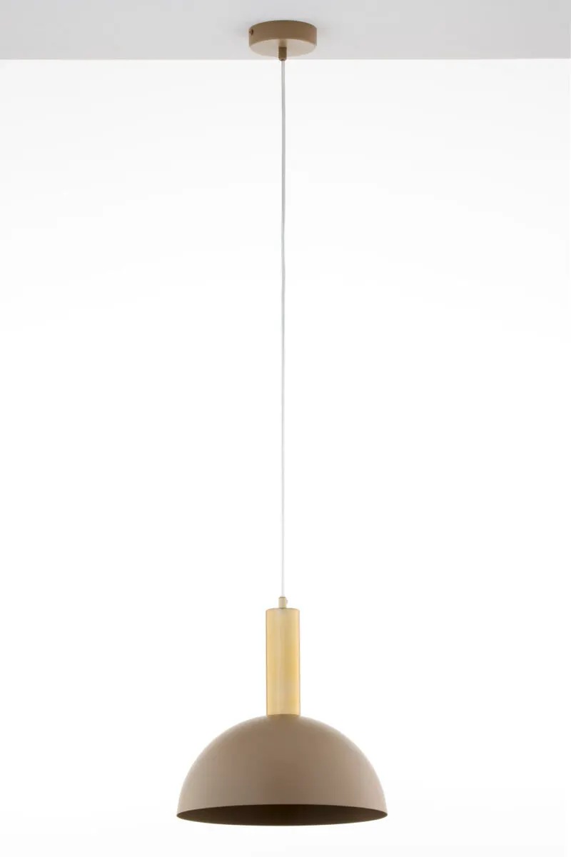 image lampa wisząca, kinkiet, tradycyjna lampa, metalowy abażur, biała zawiesia