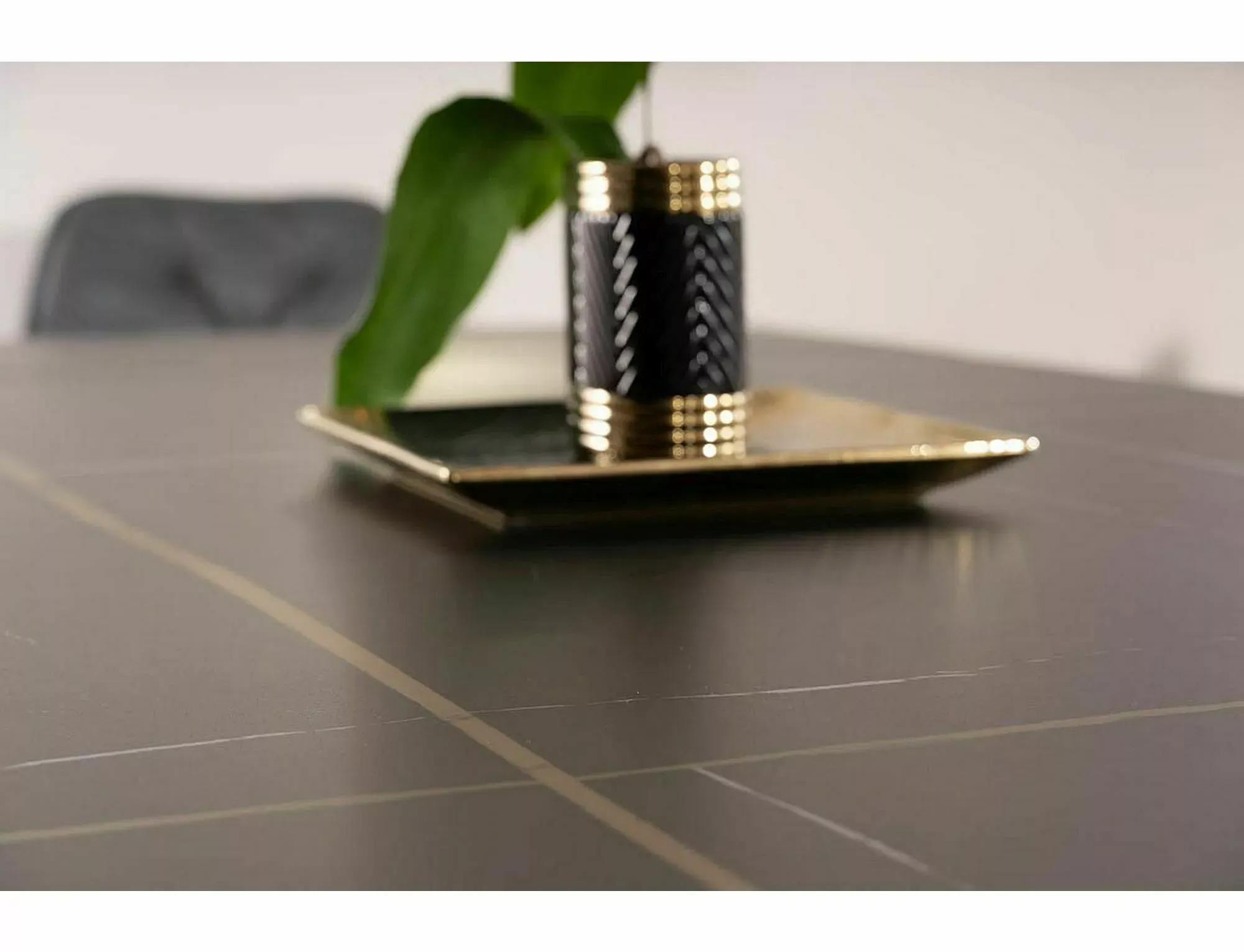 Stół rozkładany INFINITY CERAMIC 95x160(240) Azario Black czarny stelaż czarny - INFINITYCBC160