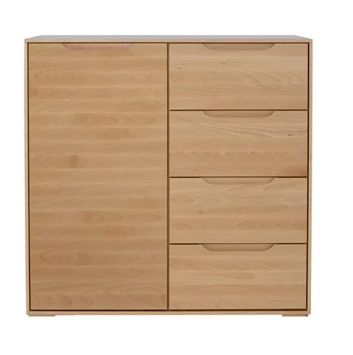 Komoda bukowa KD426 Naturalny DREWMAX - 33773