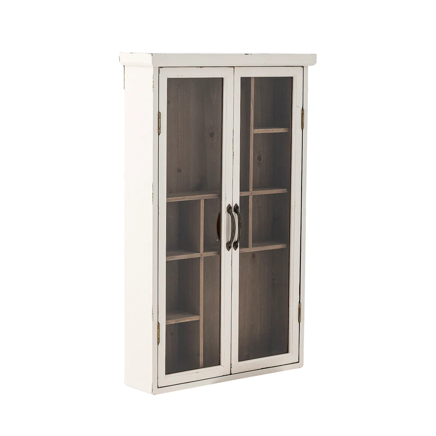 szafka, display cabinet, szafka z szybą, drewniana, biała