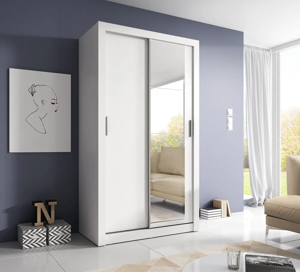Szafa 2-drzwiowa ARTI AR-06 120cm biała — zdjęcie 7