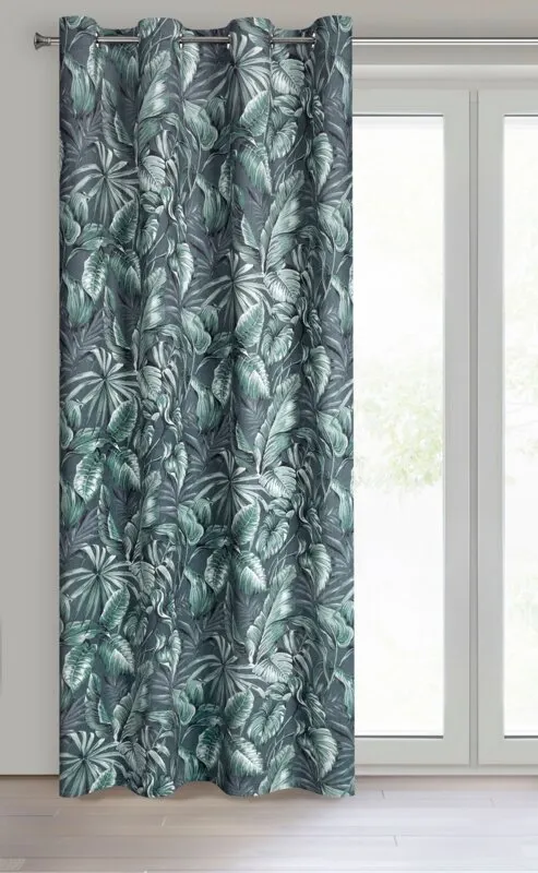 ZASŁONA GOTOWA PALERMO 140 X 250 CM SZARY - EU_387587