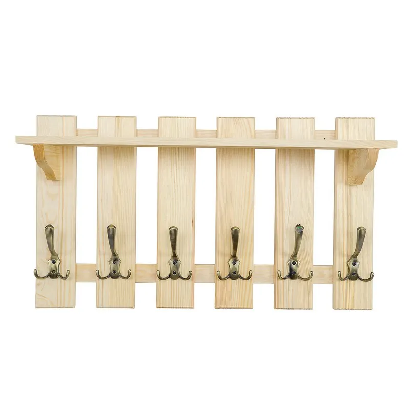 WS108 wieszak S70 W40 G22 sosna naturalny DREWMAX — zdjęcie 3