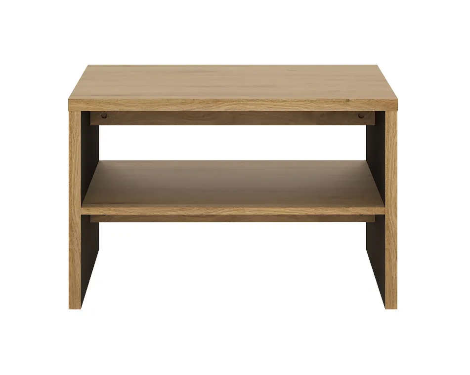 Stolik kawowy z półką SHETLAND TYP 71 Dąb Shetland, Szary Stolik kawowy z półką SHETLAND TYP 71 Dąb Shetland, Szary