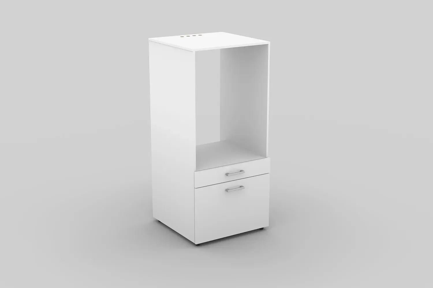 Zabudowa na pralkę lub suszarkę AZA wysuwana półka biała