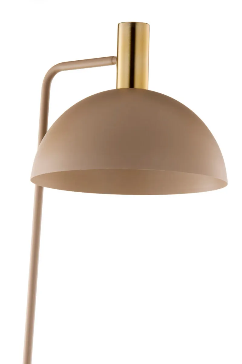 image lampa podłogowa, kinkiet, metaliczny kolor, brązowy/beżowy, średnica połysk