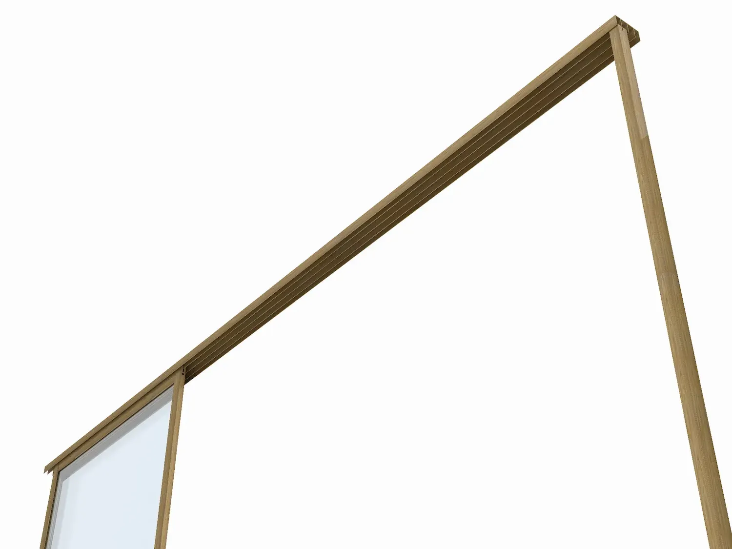 Drzwi przesuwne S8 LUXE 370x238cm (do ścianki: 4m wys.2,5m ) efekt drewna  v2 Esti&Esta — zdjęcie 7