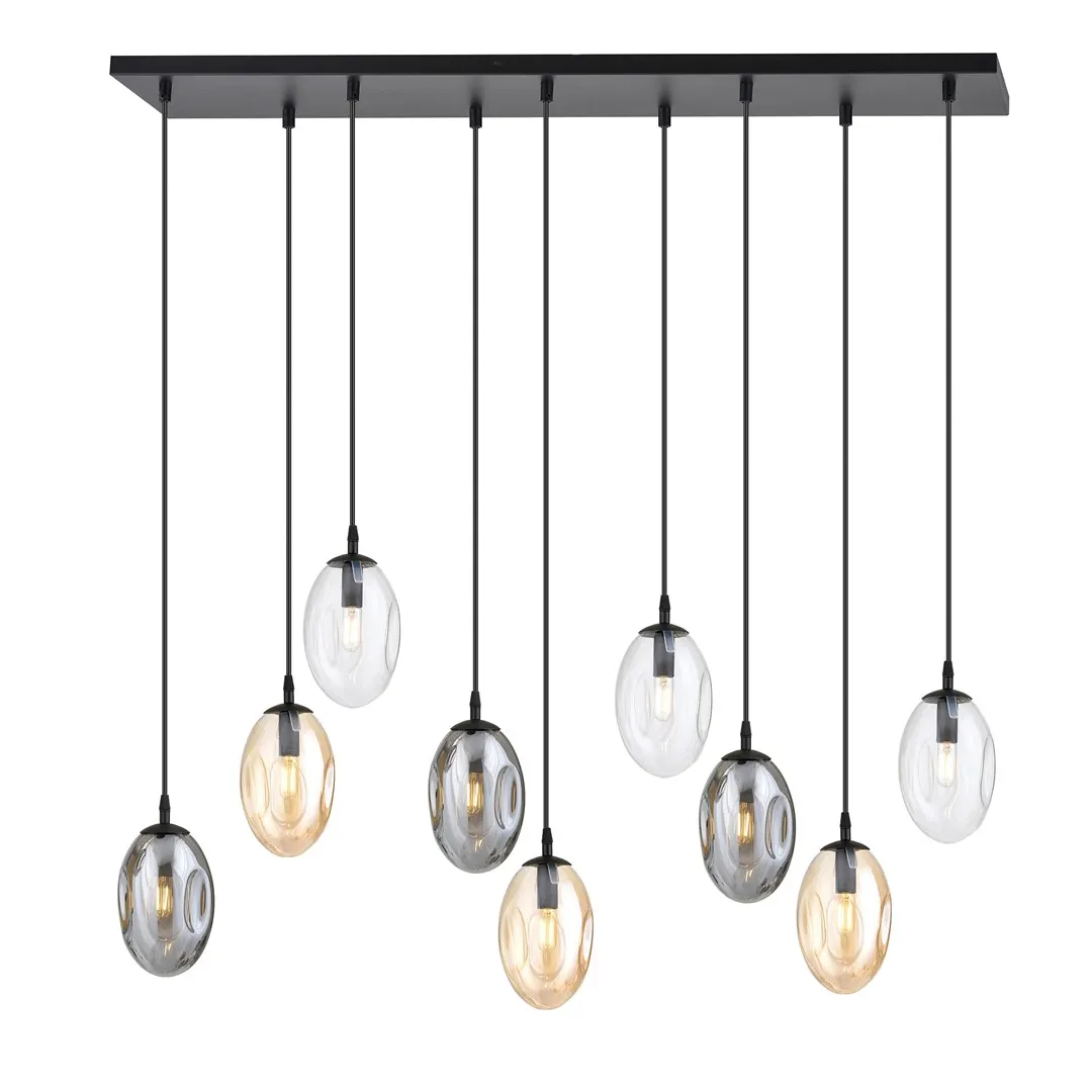 Lampa sufitowa  ASTRAL Czarny 1268/9M1
