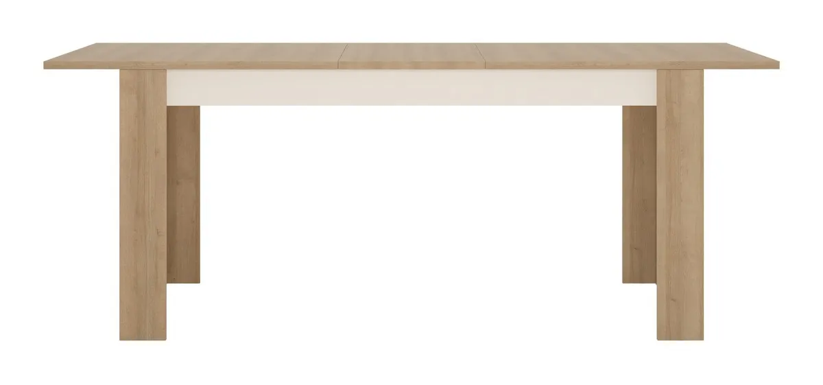 STÓŁ ROZKŁADANY 160(200)X90 LYON LYOT04 DĄB RIVIERA JASNA / BIAŁY HG - 6001088000044