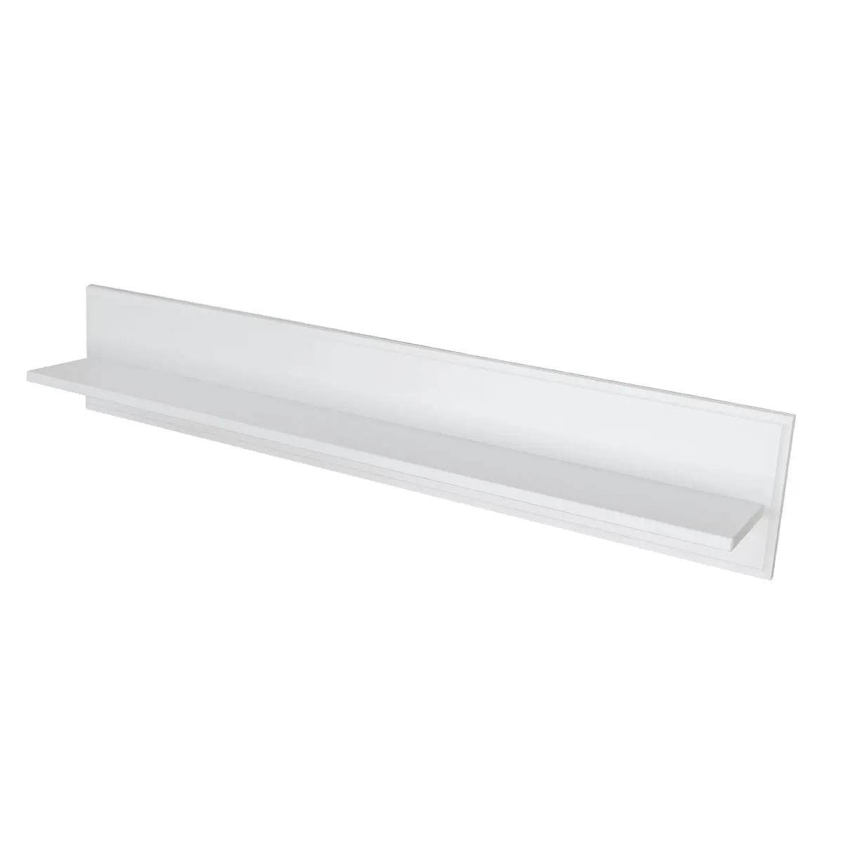 Półka sosnowa na ścianę TOSKANIA 120 cm kolor biały - PL2051B