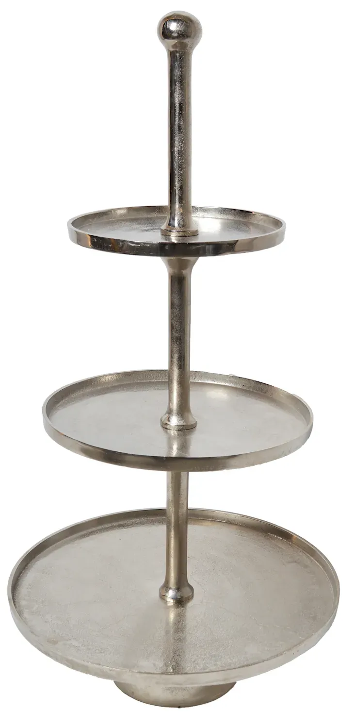 PATERA trzypoziomowa 4542 srebrna