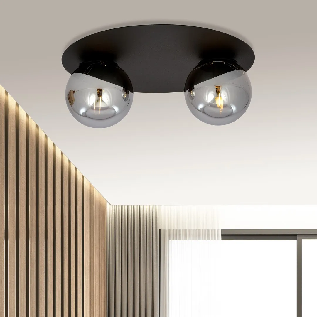 Lampa sufitowa SOLAR Czarny 1128/2 - 1128/2