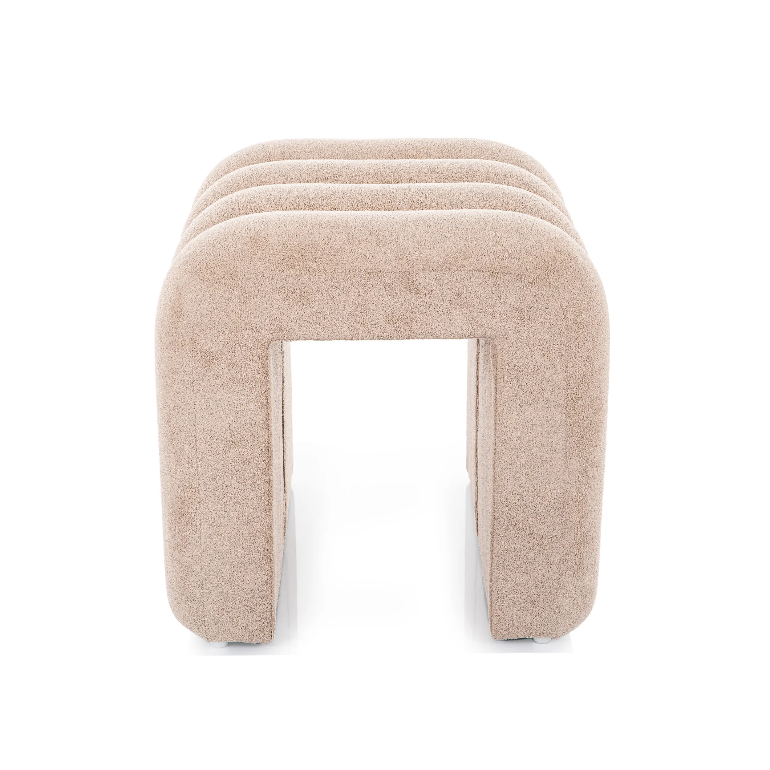 Puf TICA 40x38x40 ciemnobeżowy - TICACBE