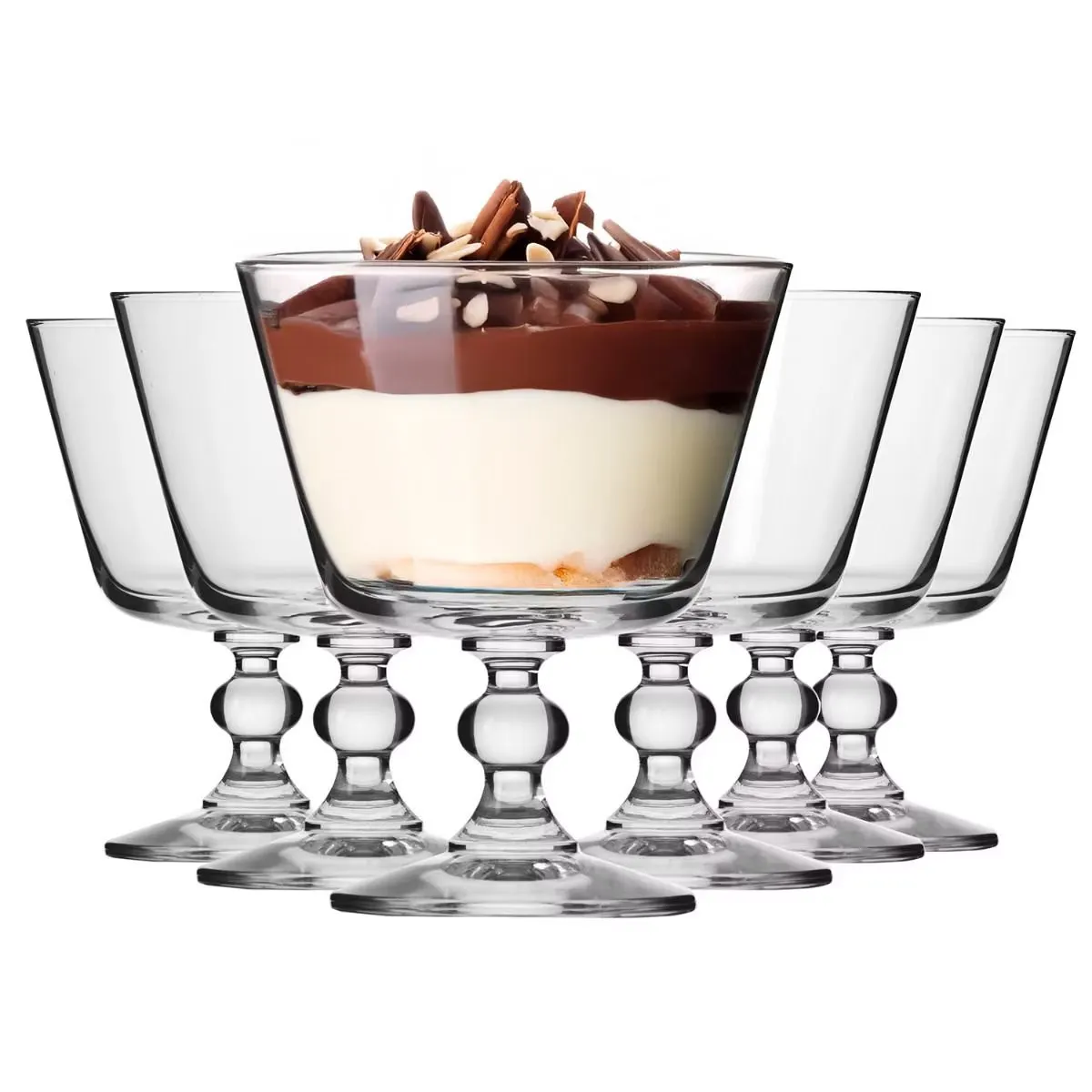 Pucharki do deserów KRISTA 480 ML zestaw 6 szt. transparentny