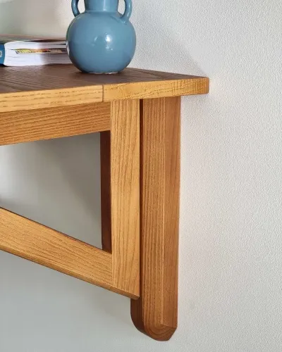 Stół ścienny opadający KLAPP drewniany 60x70 jesion naturalny - RGBKLAPP6070_ASH