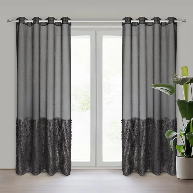 FIRANA GOTOWA MARGARET2 140 X 250 CM CZARNY FIRANA GOTOWA MARGARET2 140 X 250 CM CZARNY