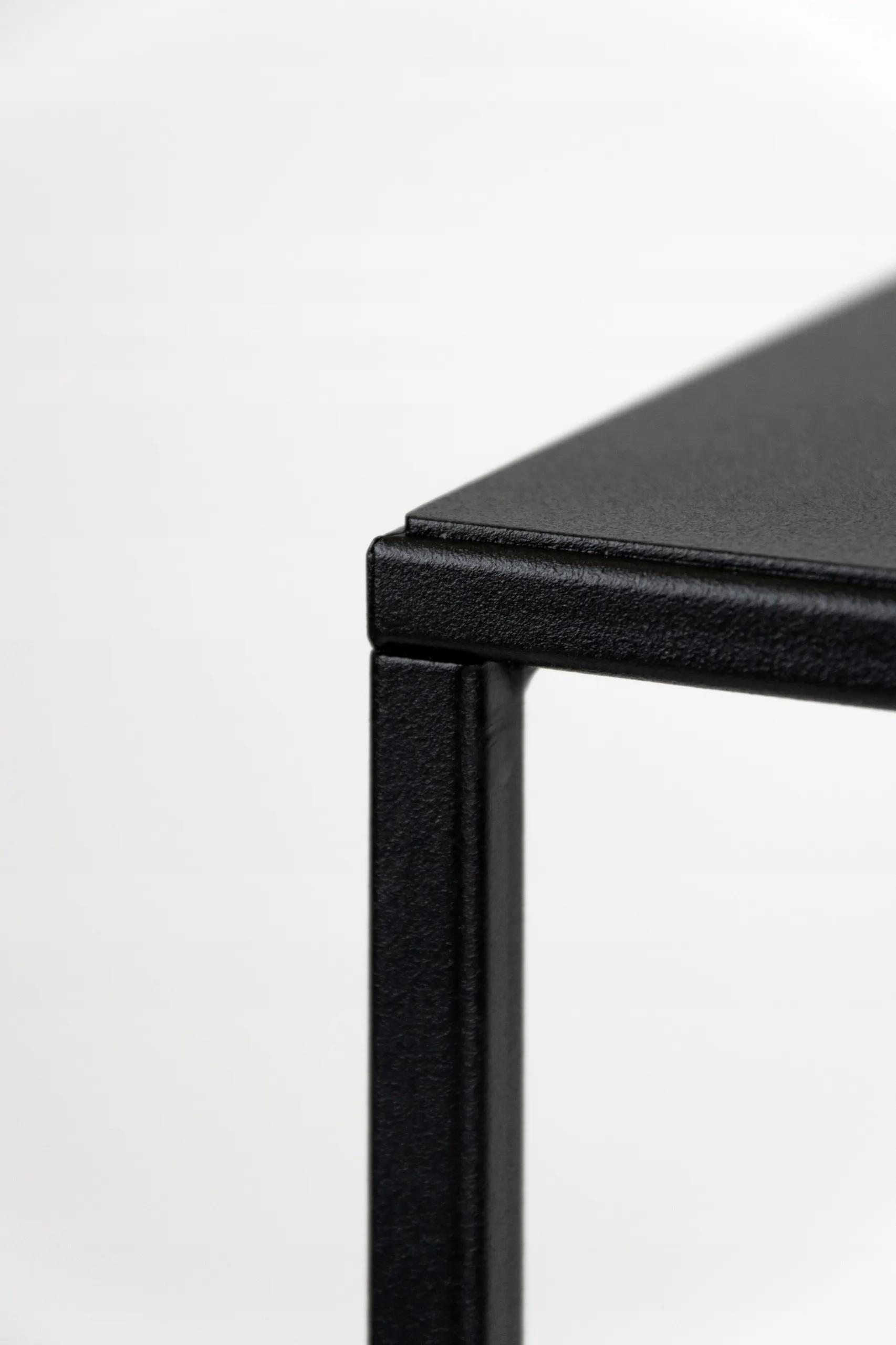 Kwietnik stojący metal drewno BREST S czarny - LD_TZ000154