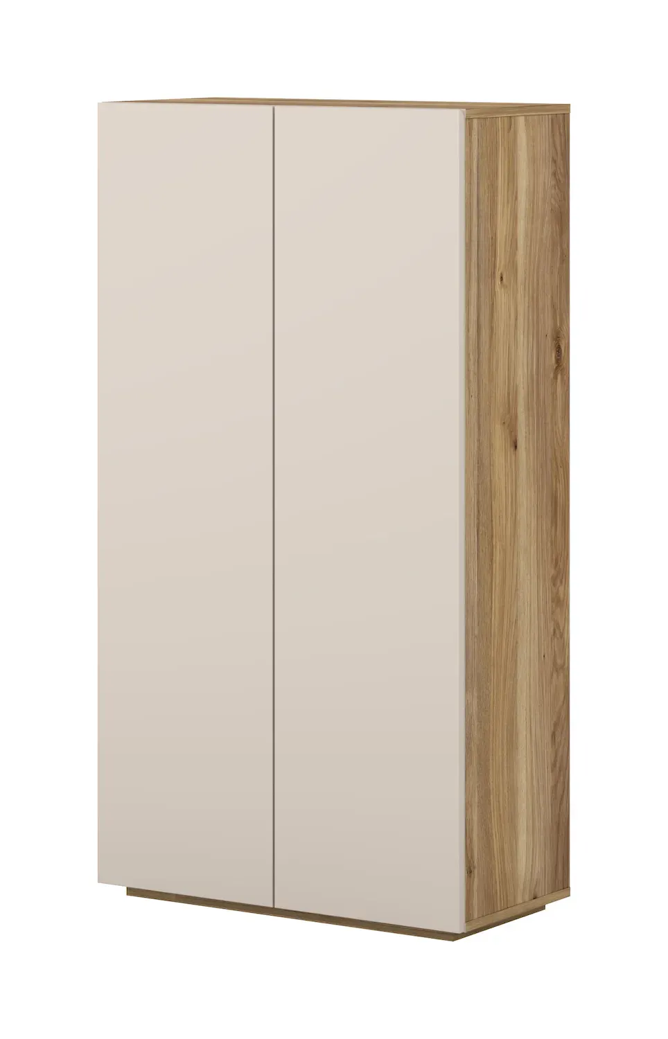 Komoda wysoka 2-drzwiowa CRISS kaszmir dąb Mauvella - 24MKOM42