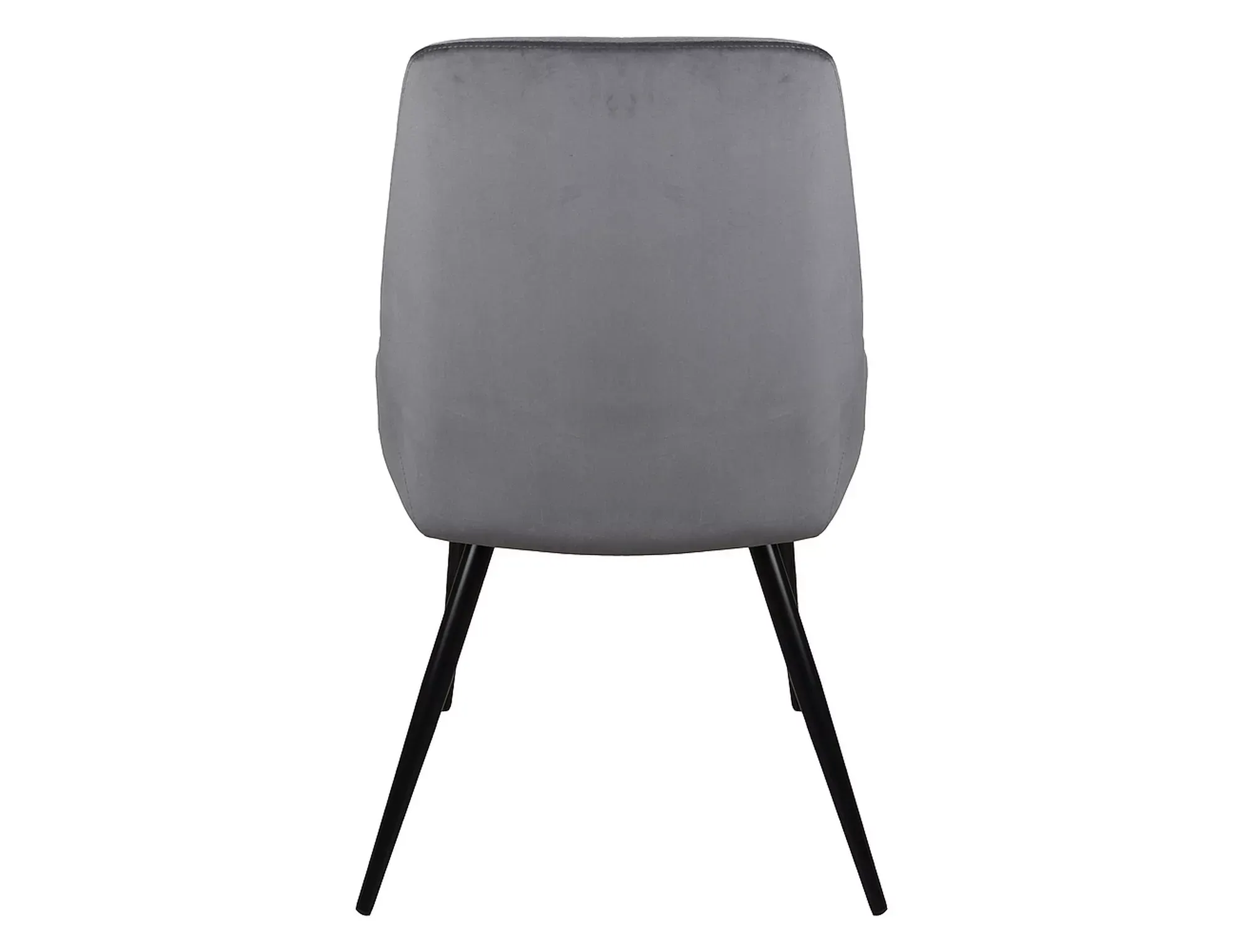 Krzesło tapicerowane COBE VELVET Bluvel 14 szary stelaż czarny - COBEVCSZ