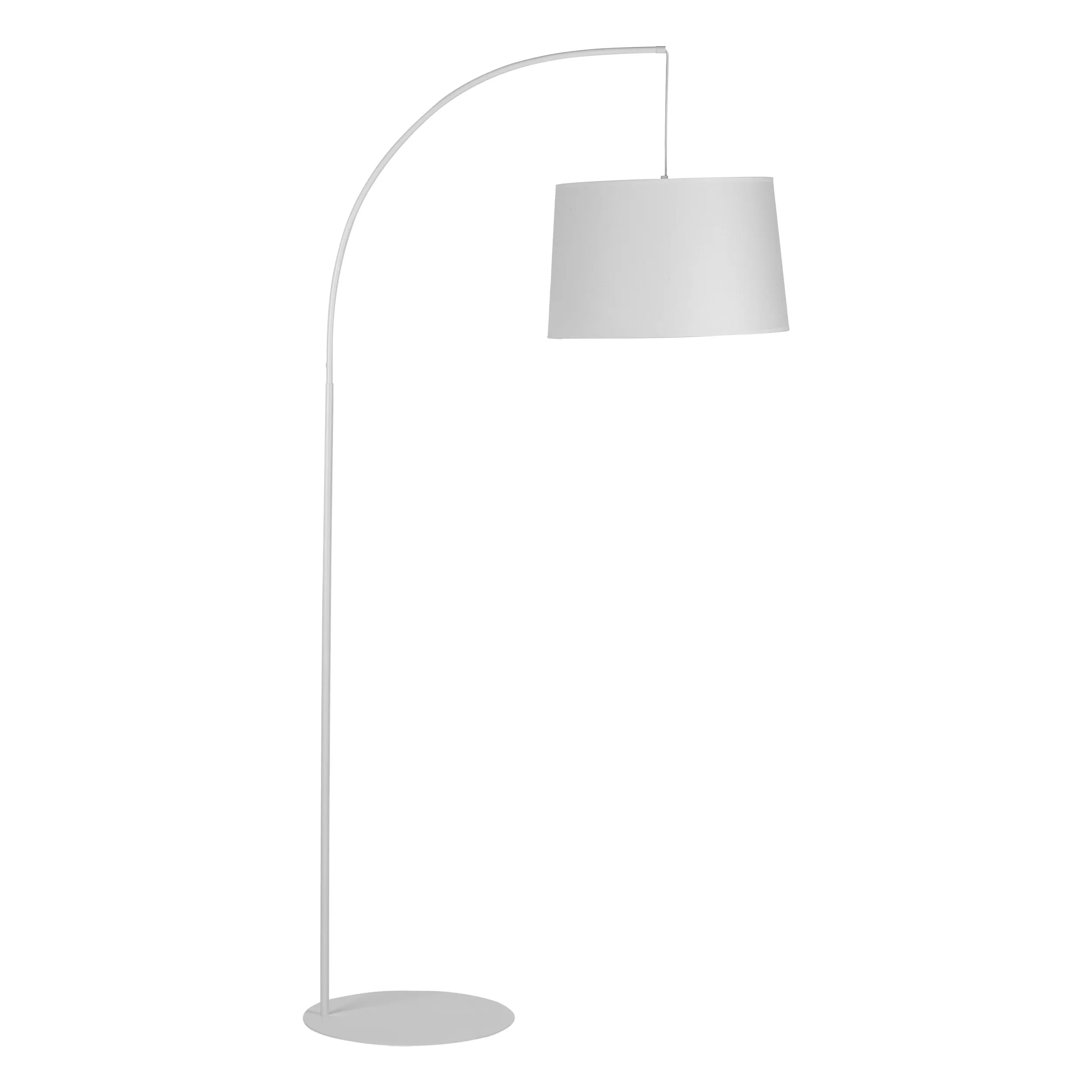 Lampa podłogowa ORTA biała na metalowej podstawie 200x90x45cm - TK_5416
