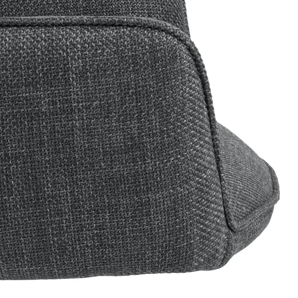 Krzesło obrotowe z podłokietnikami DOMINO Ciemnoszary, Czarny ( zestaw 2 sztuk ) - 0000103738