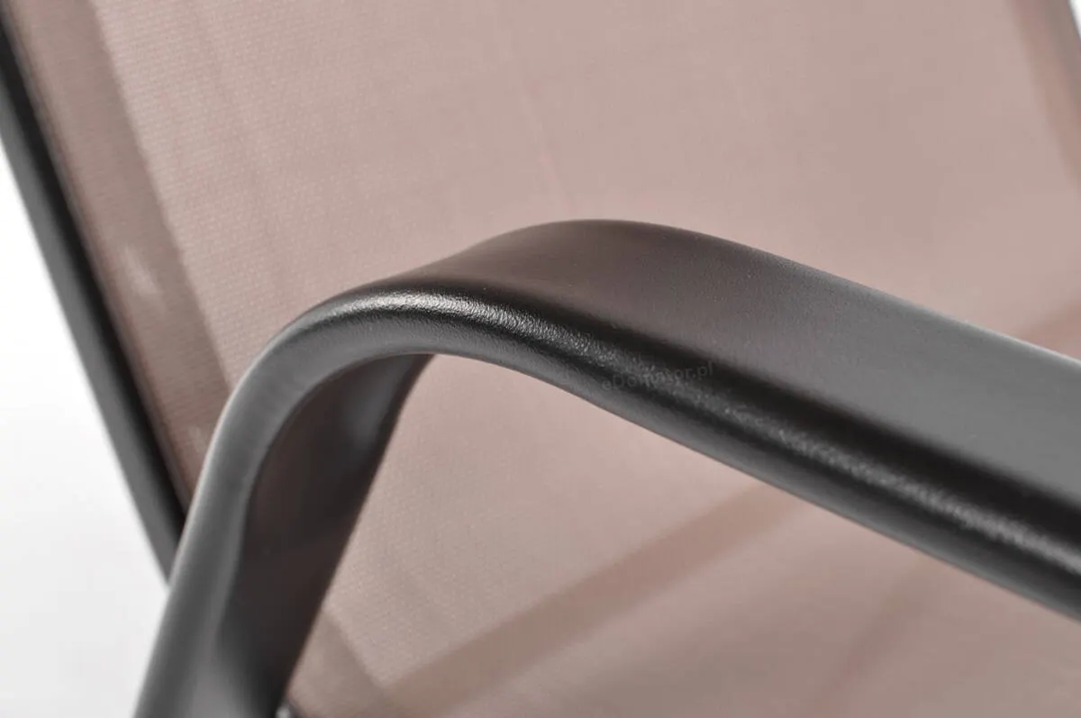 Zestaw ogrodowy PORTO - stół: 90x150 cm + 6 krzeseł - brązowy - FE5906948129528