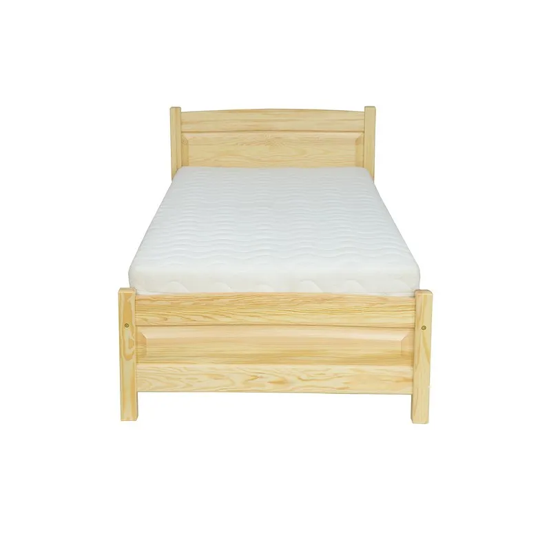 LK125 łóżko S100 D200 sosna dąb DREWMAX - 00437