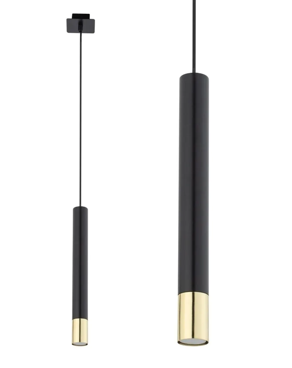 Lampa wisząca SOPEL GRAND 1 czarno-złota - SI_33393