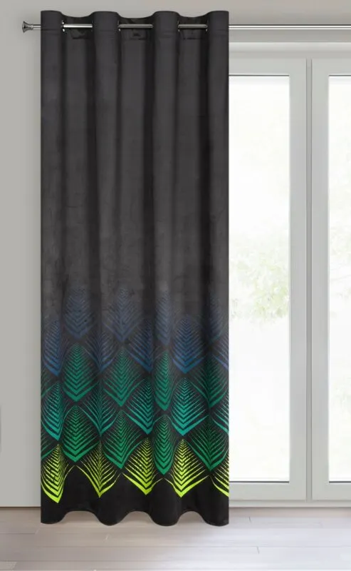 ZASŁONA ANGELINA 140X250 CM CZARNY