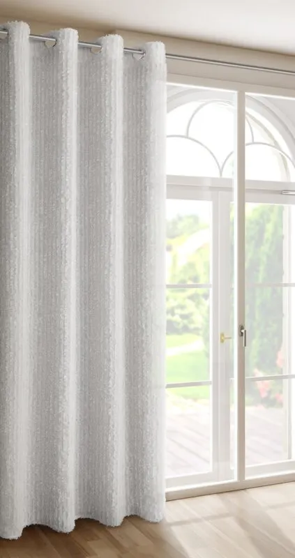 ZASŁONA GOTOWA SELMA 135 X 250 CM BIAŁY - EU_459647