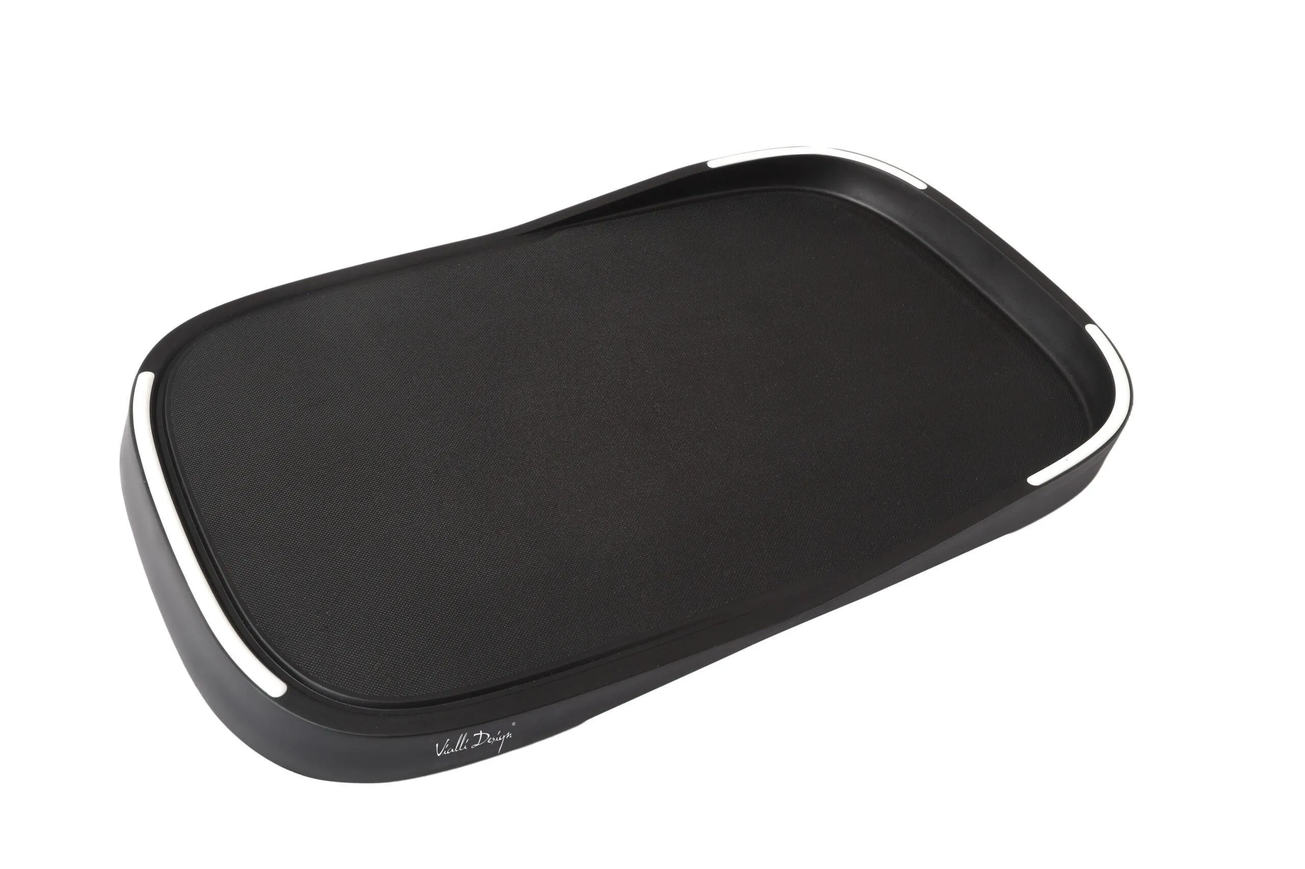 image płytka podkładka, podkładka do diety, taca grillowa, antypoślizgowa podstawa, czarna podkładka