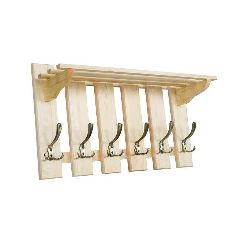 WS108 wieszak S70 W40 G22 sosna naturalny DREWMAX — zdjęcie 2