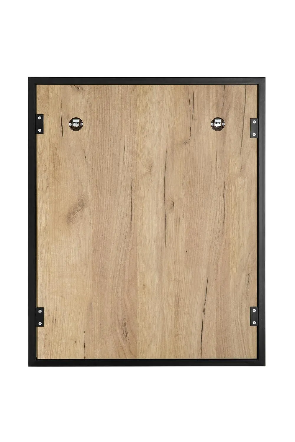 Lustro prostokątne BROOKLIN na czarnym stelażu 75x60x3cm - BROOKLIN_840_FSC