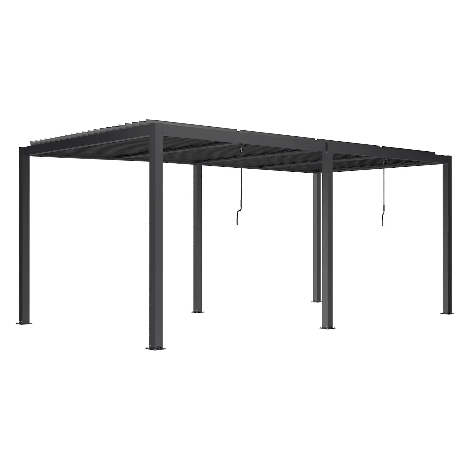 Pergola LUXE 5,8x4x2,5m z oświetleniem LED antracyt Esti&Esta
