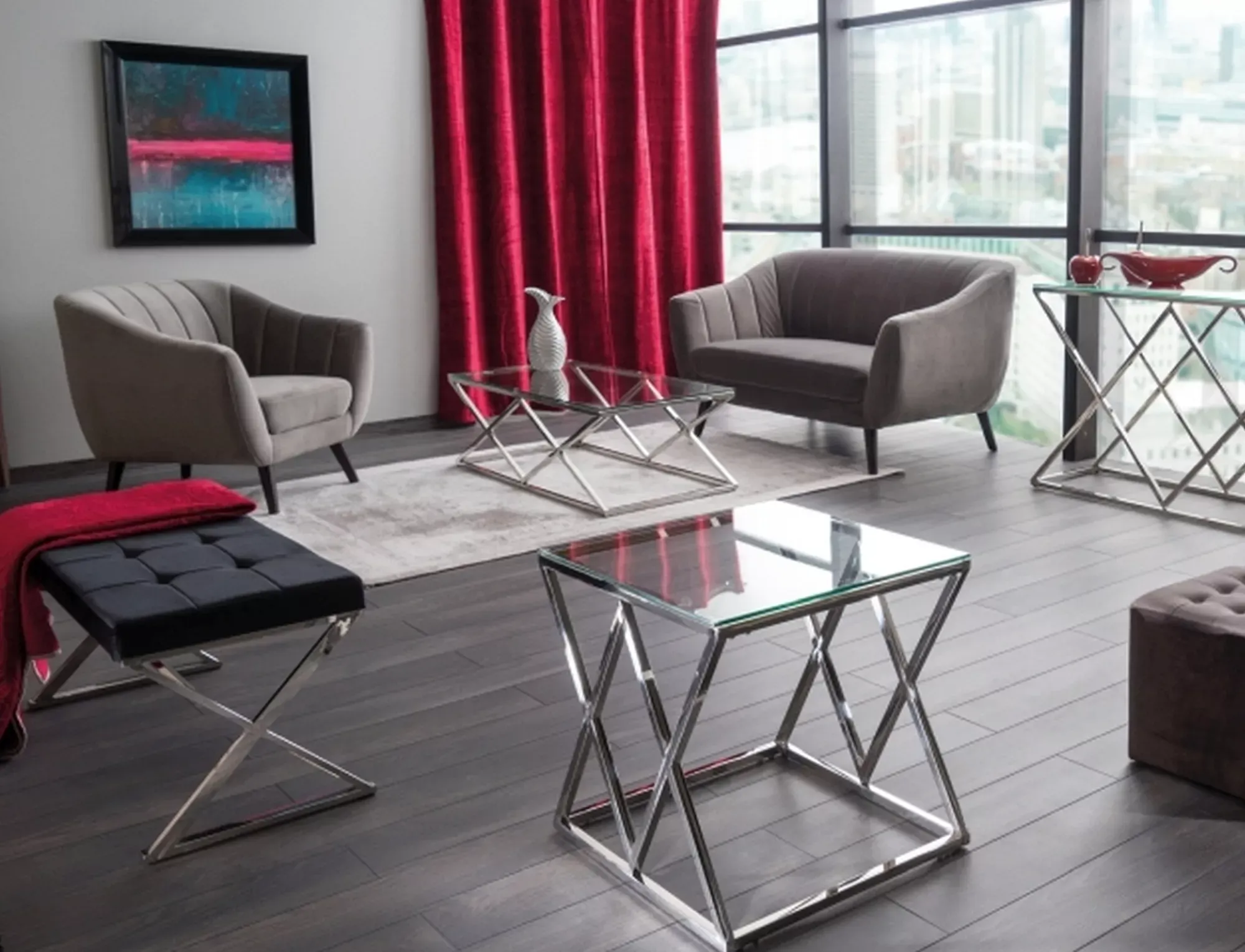 Fotel ELITE 1 VELVET Bluvel 14 szary venge - ELITE1V14SZ