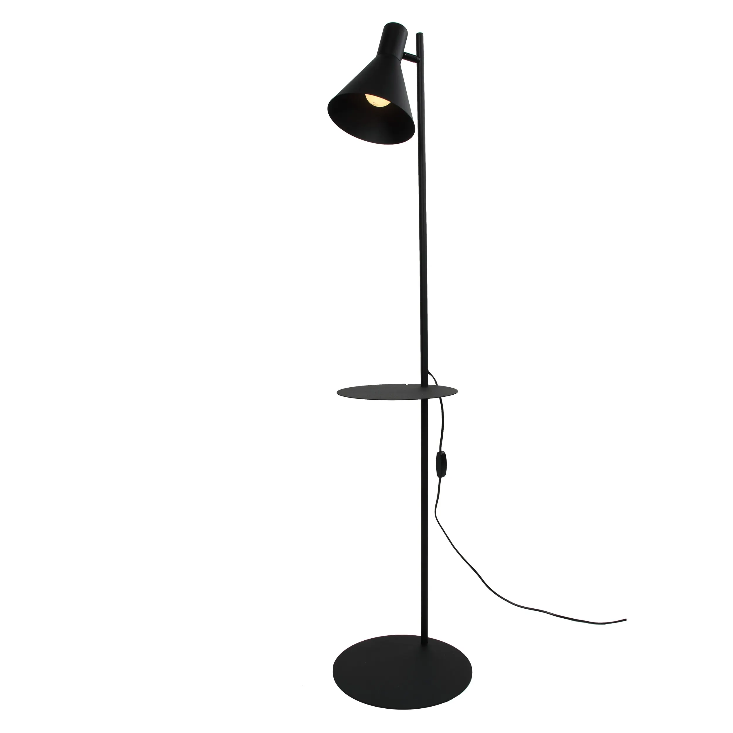 Lampa podłogowa JUMP metalowa z podstawką włącznikiem w przewodzie regulowana 138x30cm - TK_5864