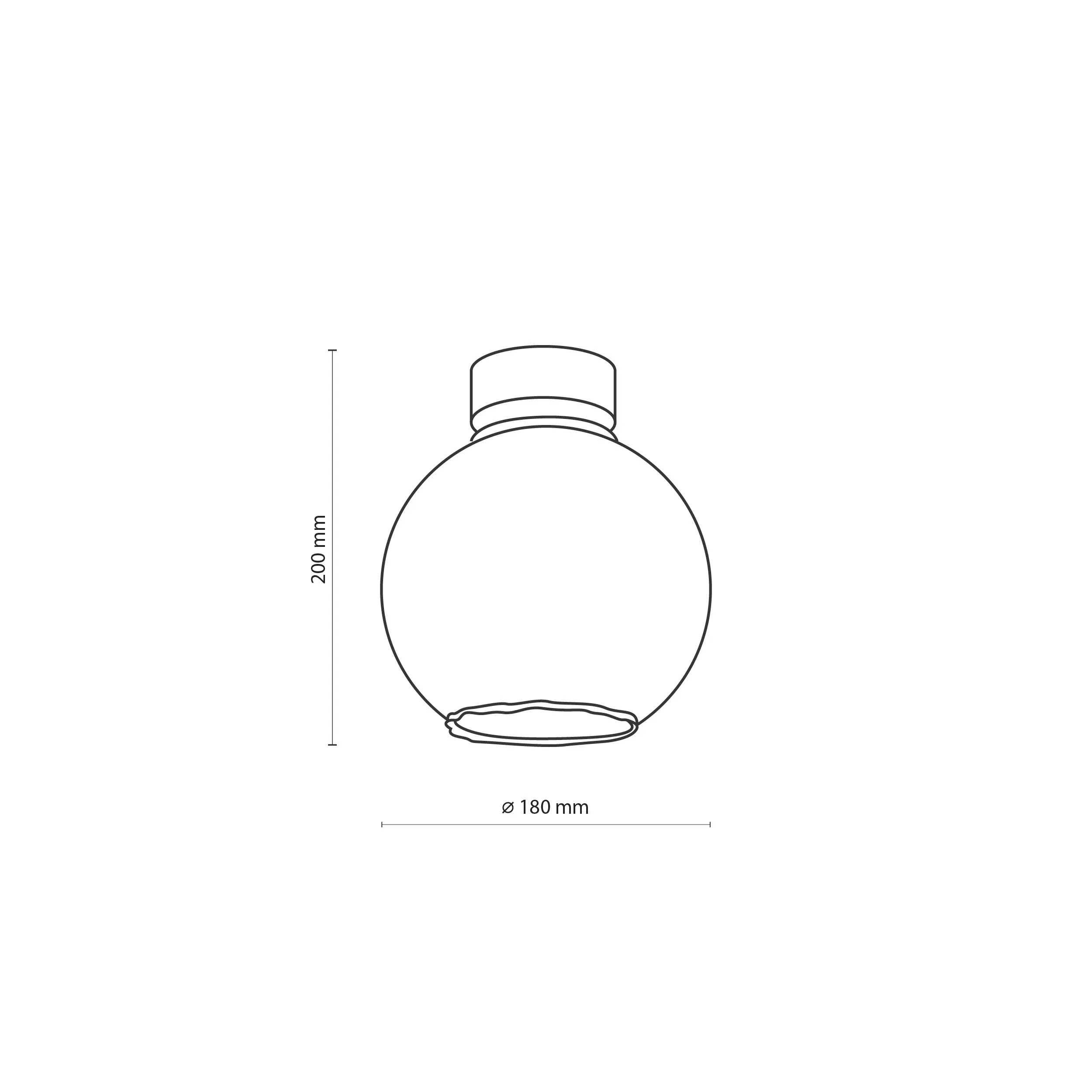 Lampa sufitowa SARIUS złota białe okrągłe klosze - TK_4739