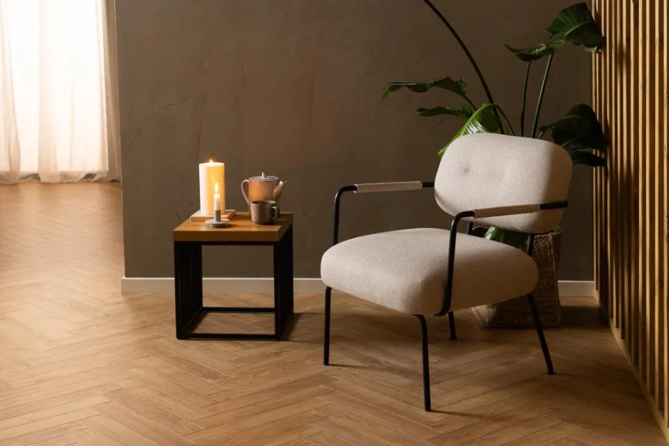 Stolik kawowy STRINGTON 40X40X42 Naturalny, Czarny — zdjęcie 7