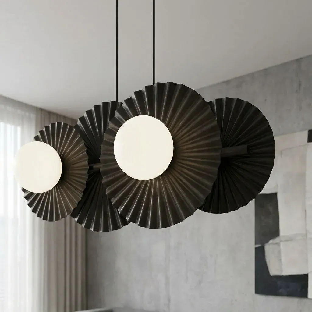 Lampa wisząca UMBRA 4 czarna - 1726/4