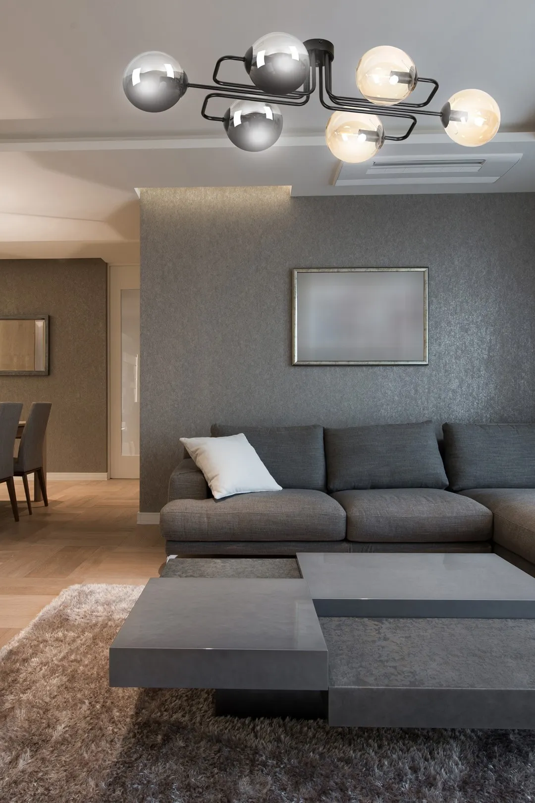 Lampa sufitowa BRENDI Czarny 834/6A2 - 834/6A2