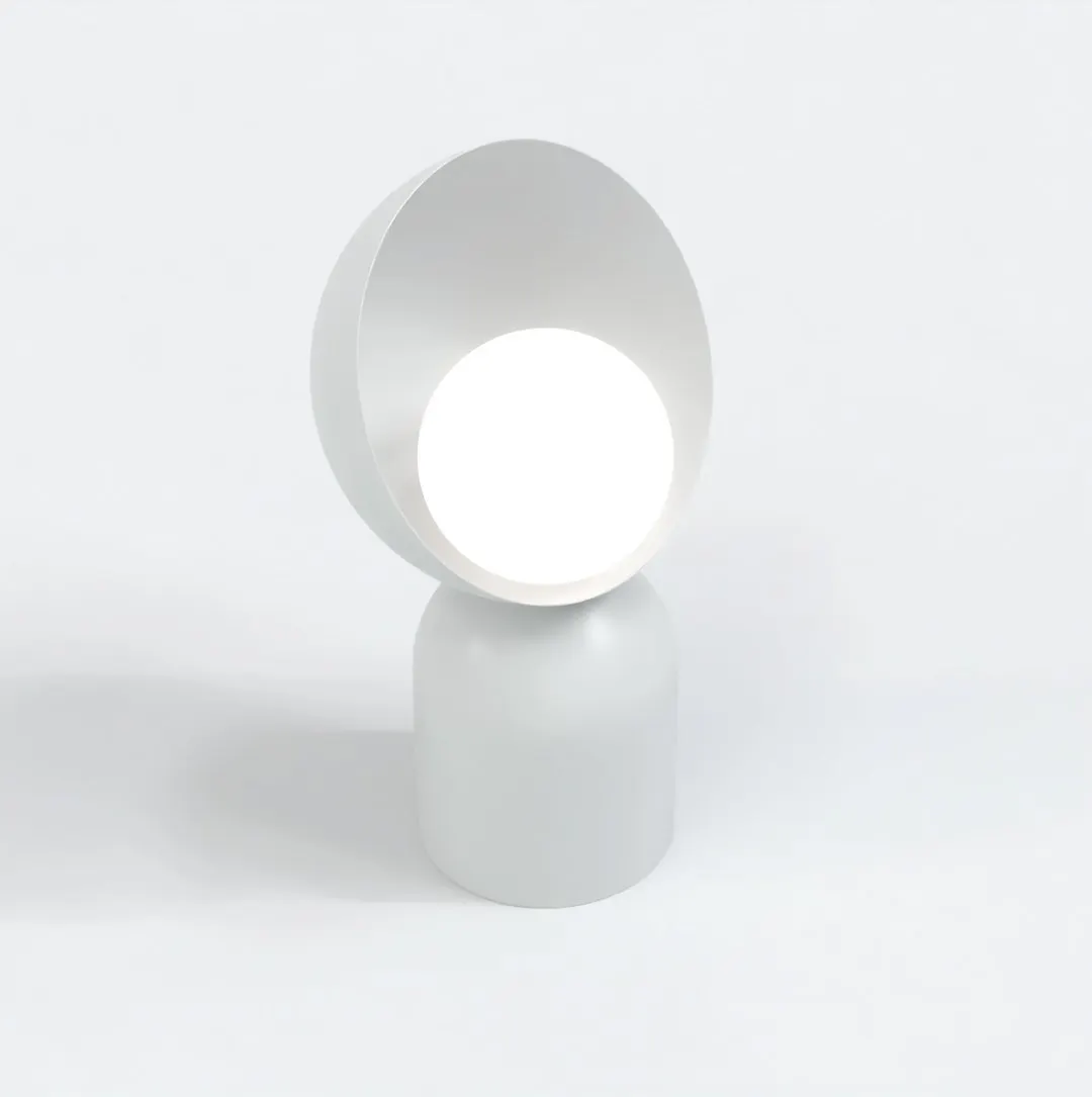 Lampa nocna metalowa BOTO LN1 szara — zdjęcie 3