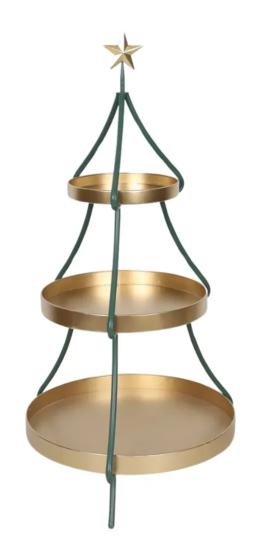 Stojak metalowy CHOINKA mała 1571 złota Stojak metalowy CHOINKA mała 1571 złota