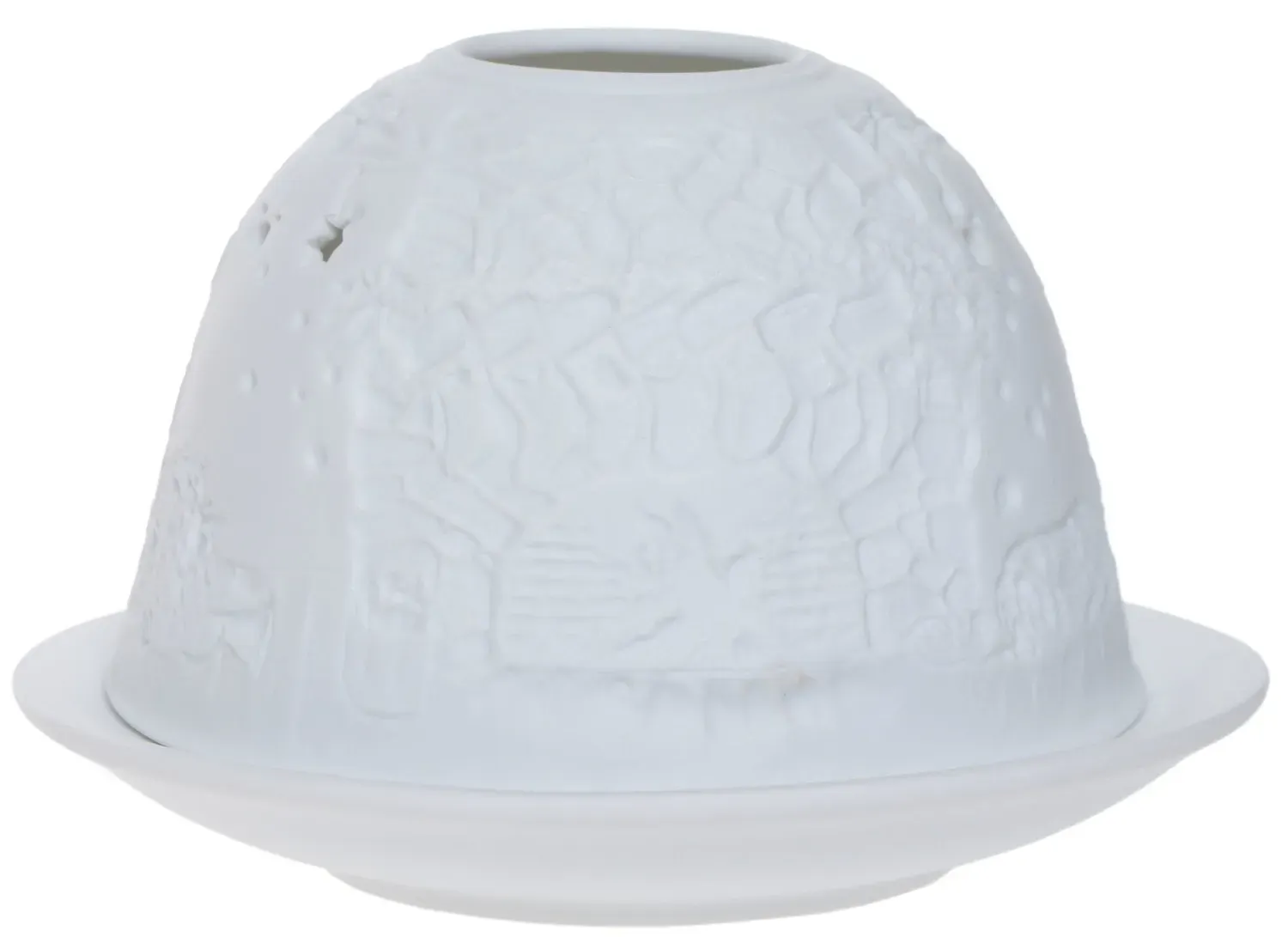 Porcelanowy lampion Z KOMINKIEM 1790 biały