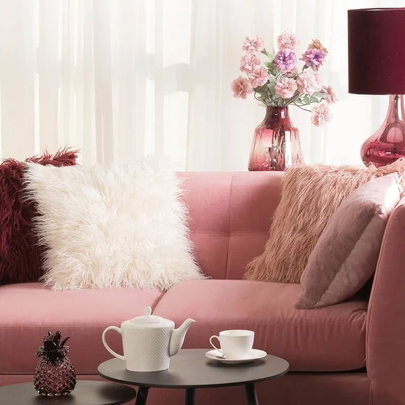 POSZEWKA ENYA 45X45 CM BORDOWY - EU_353273