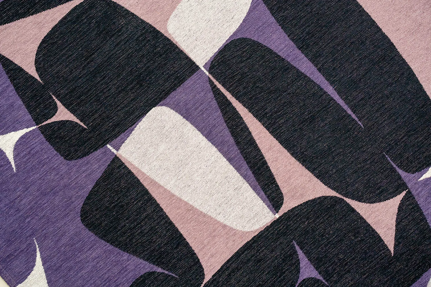dywan, abstract, wzór, fioletowy, czarny